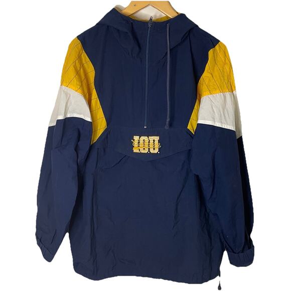 VTG 90s IOU Nylon 1/2 Zip Windbreaker Jacket Pullover Streetwear Skater Men LRG - Picture 4 of 15